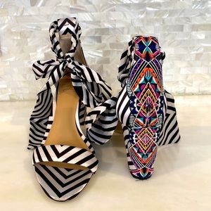 I.N.C. Chunky Heel Sandals